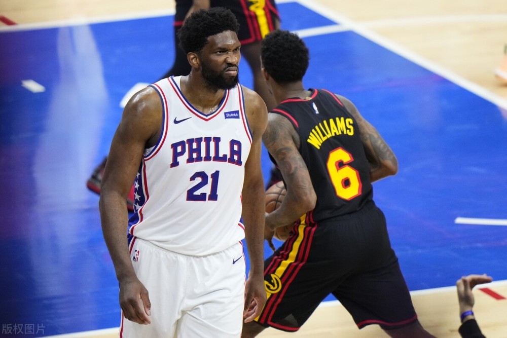  76人恩比德内线称霸，老鹰篮板劣势痛失好局